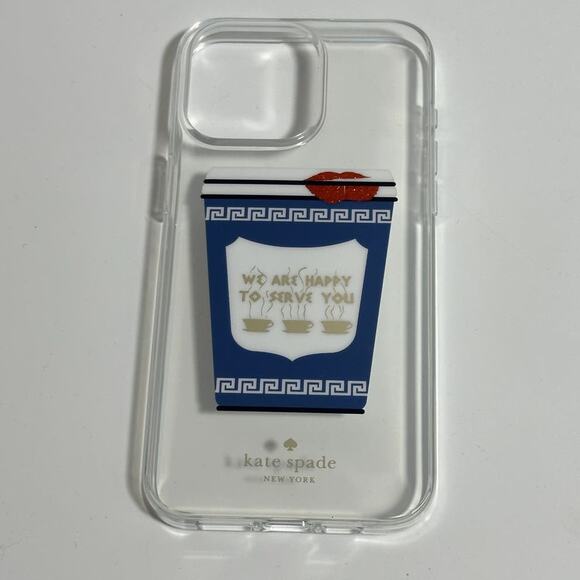 Kate Spade Coffee Break iPhone 15 Pro Max Case - Picture 2 of 5